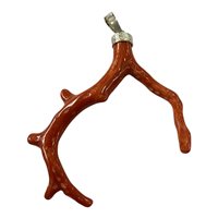 Pendant Mandile 1922 Woman Coralli in Silver Corallo 2MCIC50